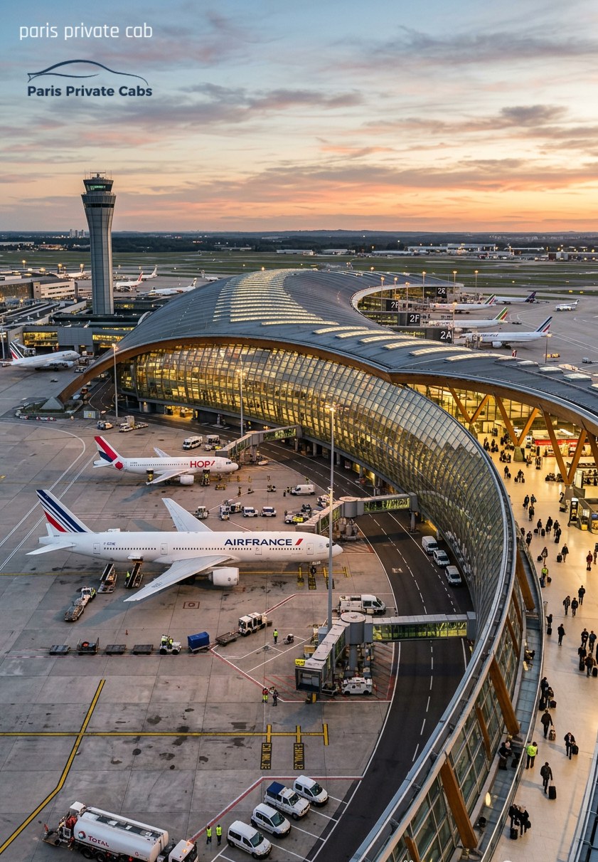 CDG airport paris private cab
