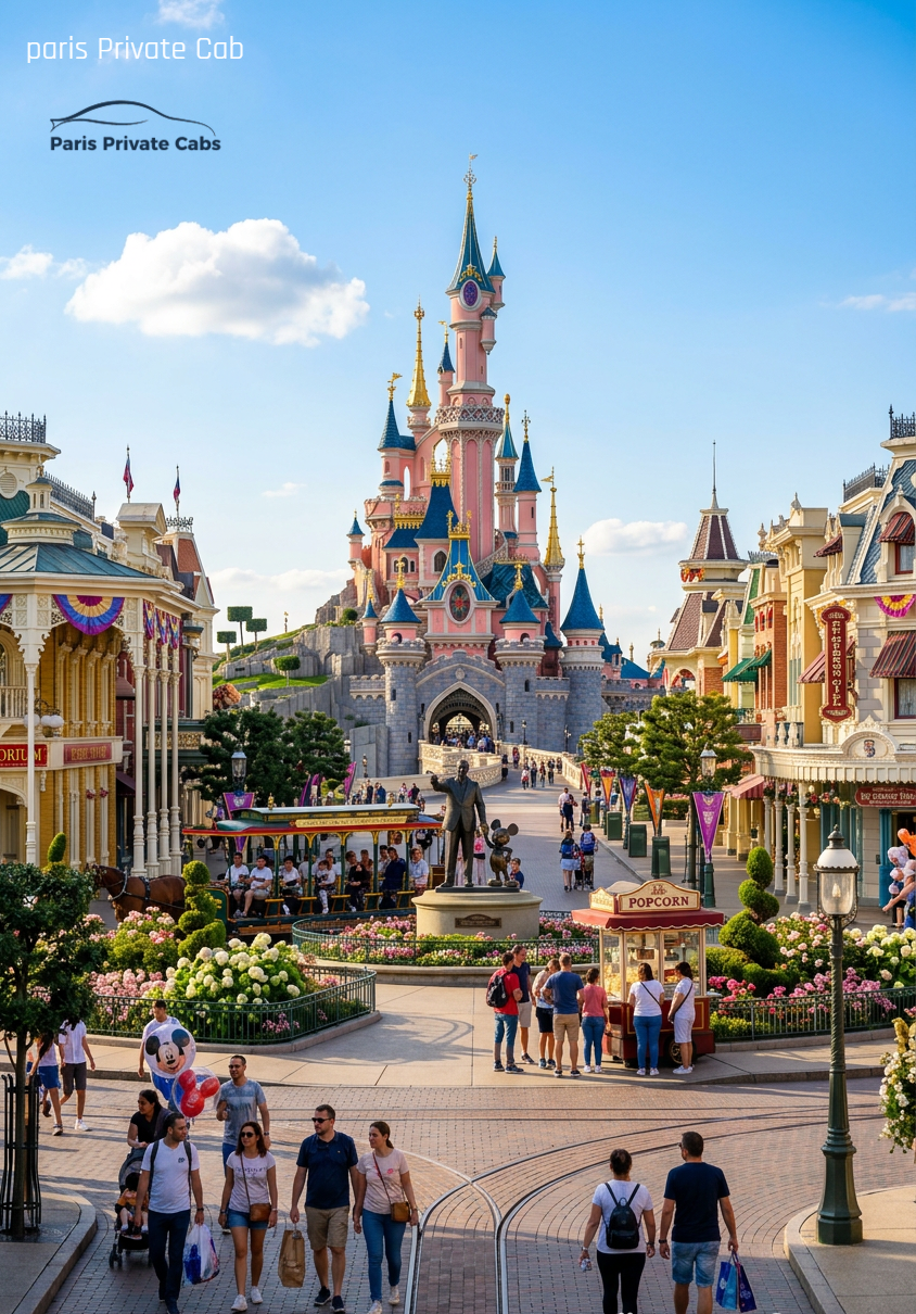 disneyland paris private cab